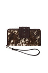 'Alison' Cowhide Wallet - Brown