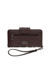 'Alison' Cowhide Wallet - Brown