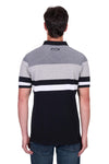 'Shane' Polo Shirt - Black/Grey
