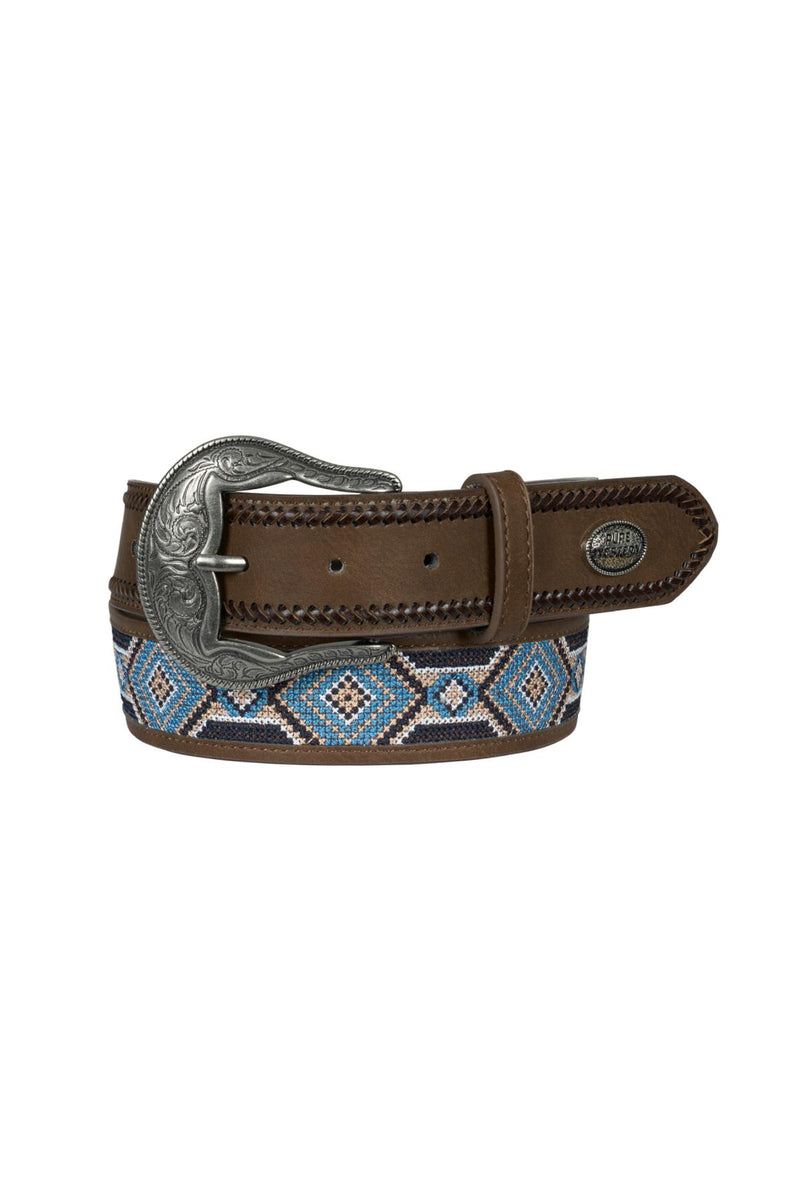 'Warren' Beaded Geometric Belt
