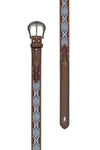 'Warren' Beaded Geometric Belt