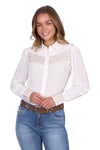 'Monica' Longsleeve Shirt - Cream