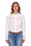 'Monica' Longsleeve Shirt - Cream