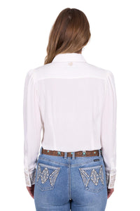 'Monica' Longsleeve Shirt - Cream