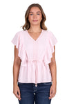 'Nikita' Blouse - Baby Pink