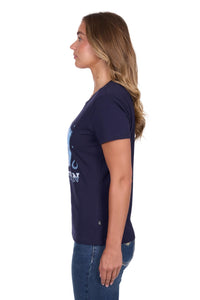'Sherry' Short Sleeve T-Shirt - Navy