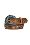 'Charlene' Hide Inlay Belt