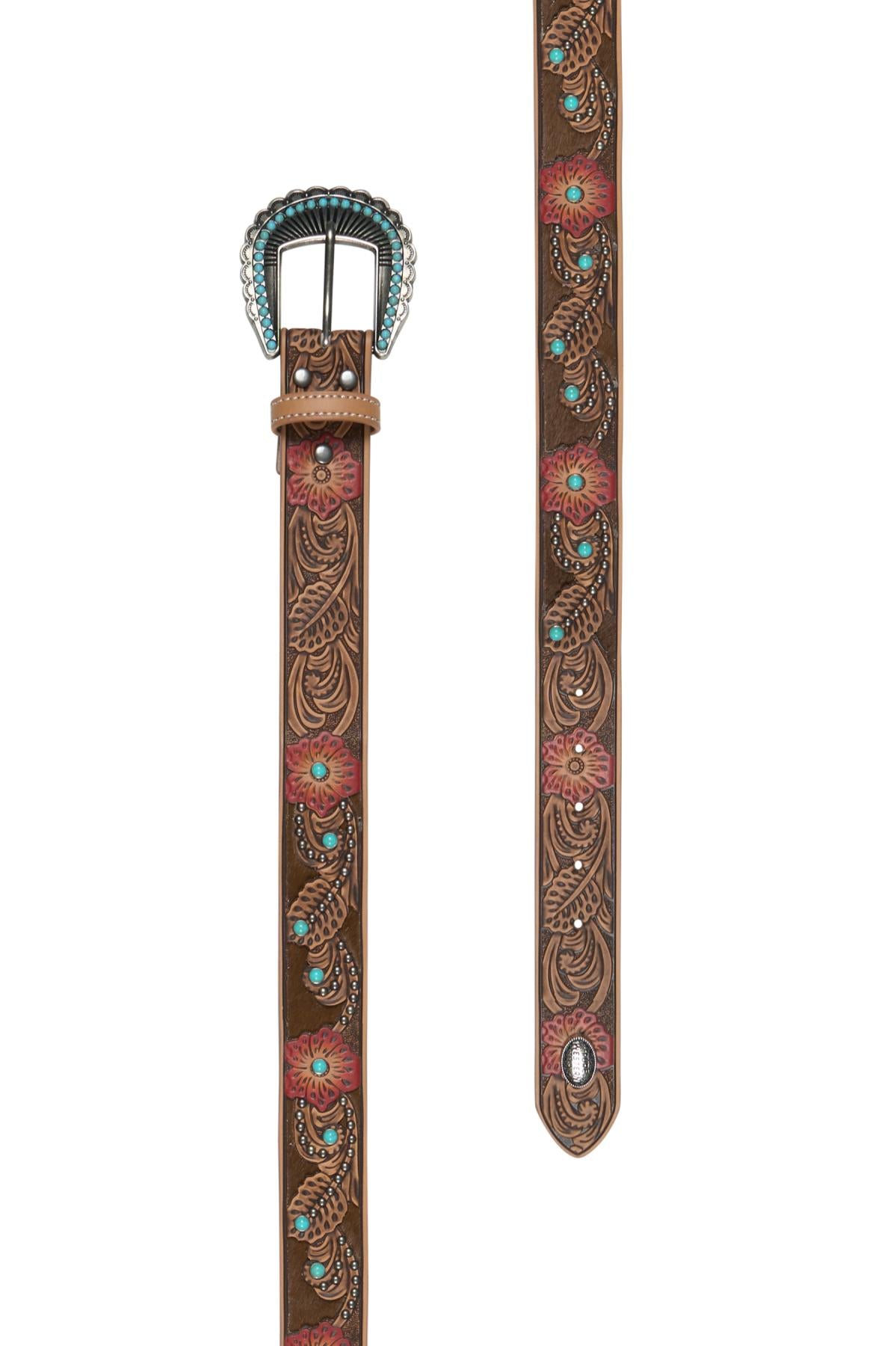'Charlene' Hide Inlay Belt