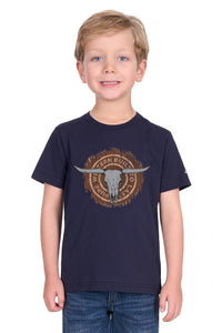 Boys 'Samuel' T-Shirt - Navy