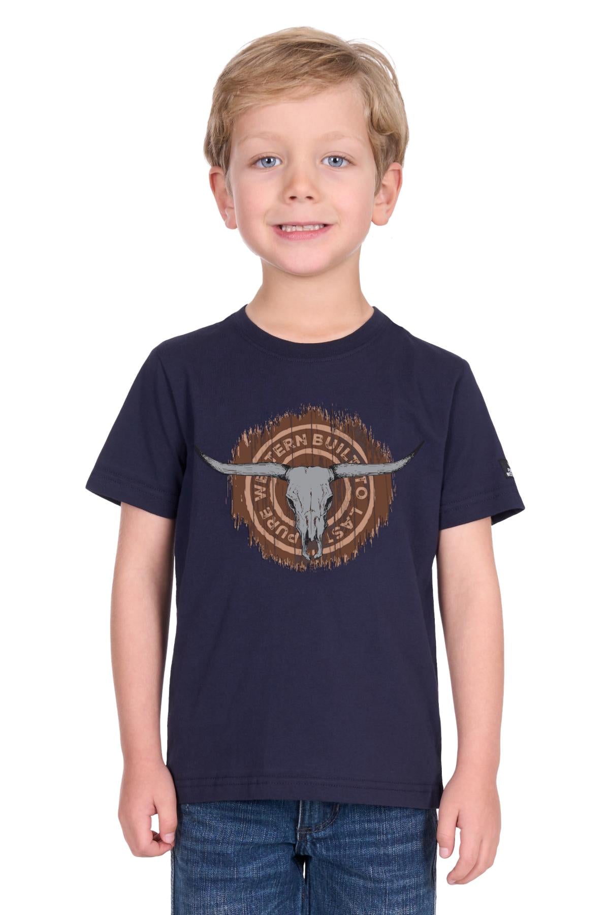 Boys 'Samuel' T-Shirt - Navy