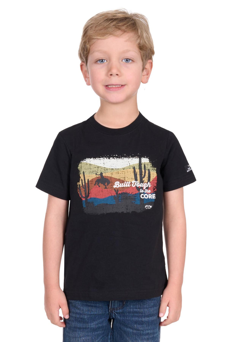 Boys 'Terry' T-Shirt - Black