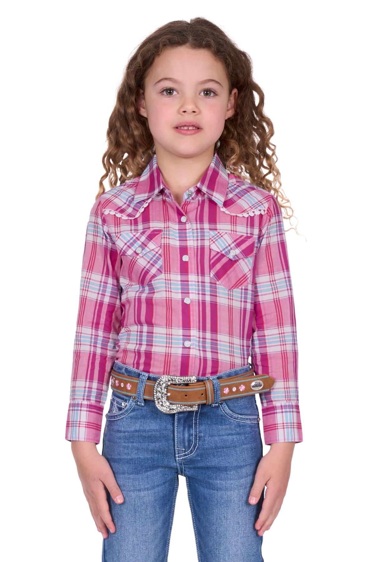 'Leni' Western Long Sleeve Check Shirt