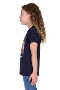 Girls 'Ashlyn' T-Shirt - Navy