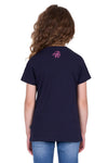 Girls 'Ashlyn' T-Shirt - Navy