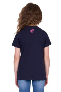 Girls 'Ashlyn' T-Shirt - Navy