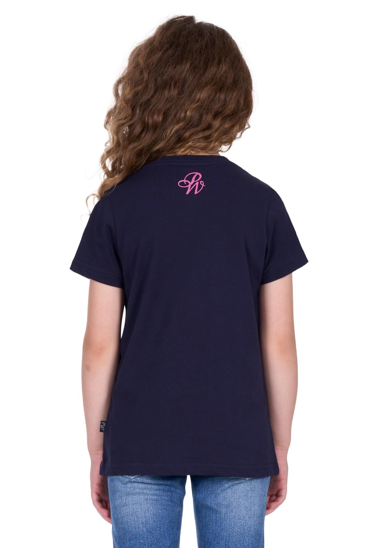 Girls 'Ashlyn' T-Shirt - Navy