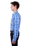 'Wade' Check Western Long Sleeve Shirt