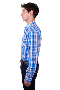'Wade' Check Western Long Sleeve Shirt
