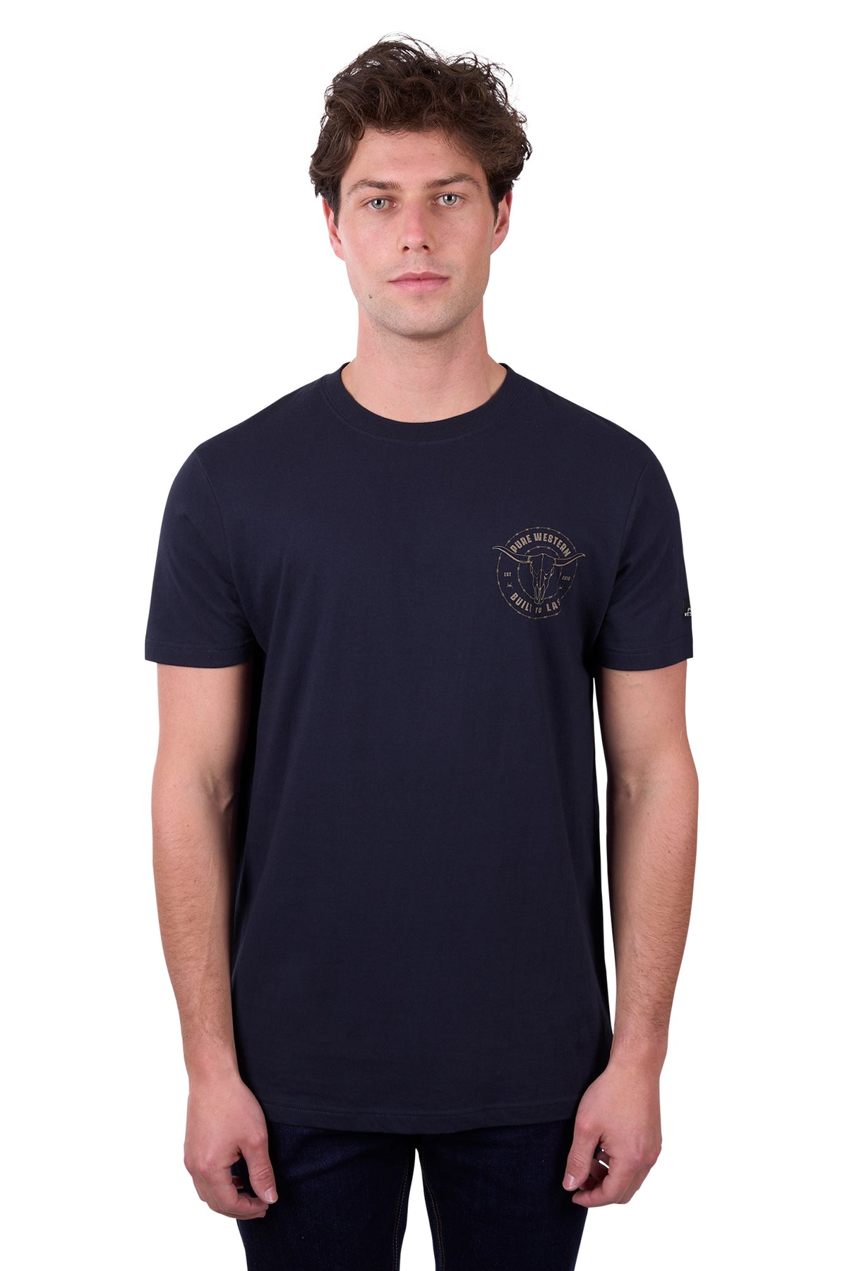'Walker' Short Sleeve Tee - Navy