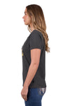 'Kendra' Short Sleeve T-Shirt - Charcoal