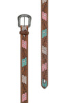'Julianne' Handpainted Tooled Belt