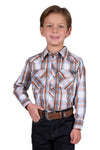 'Axel' Check Western Long Sleeve Shirt