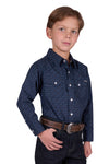 'Ross' Print Western Long Sleeve Shirt