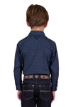 'Ross' Print Western Long Sleeve Shirt