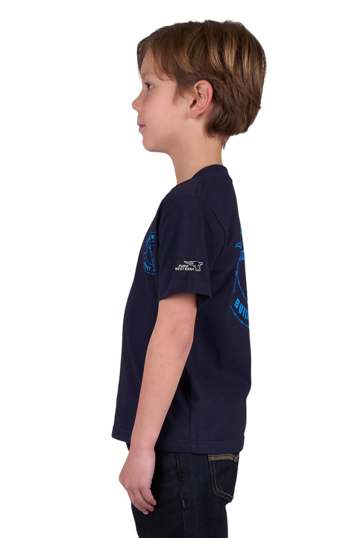Boys 'Walker' T-Shirt - Navy