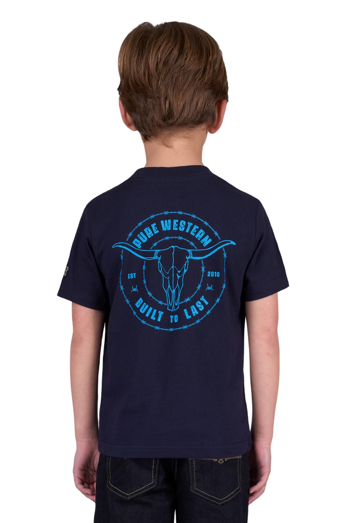 Boys 'Walker' T-Shirt - Navy