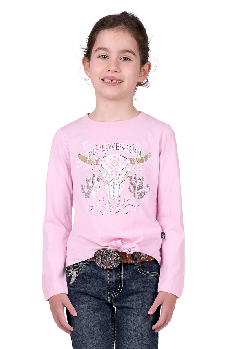 'Polly' Long Sleeve Tee - Pink