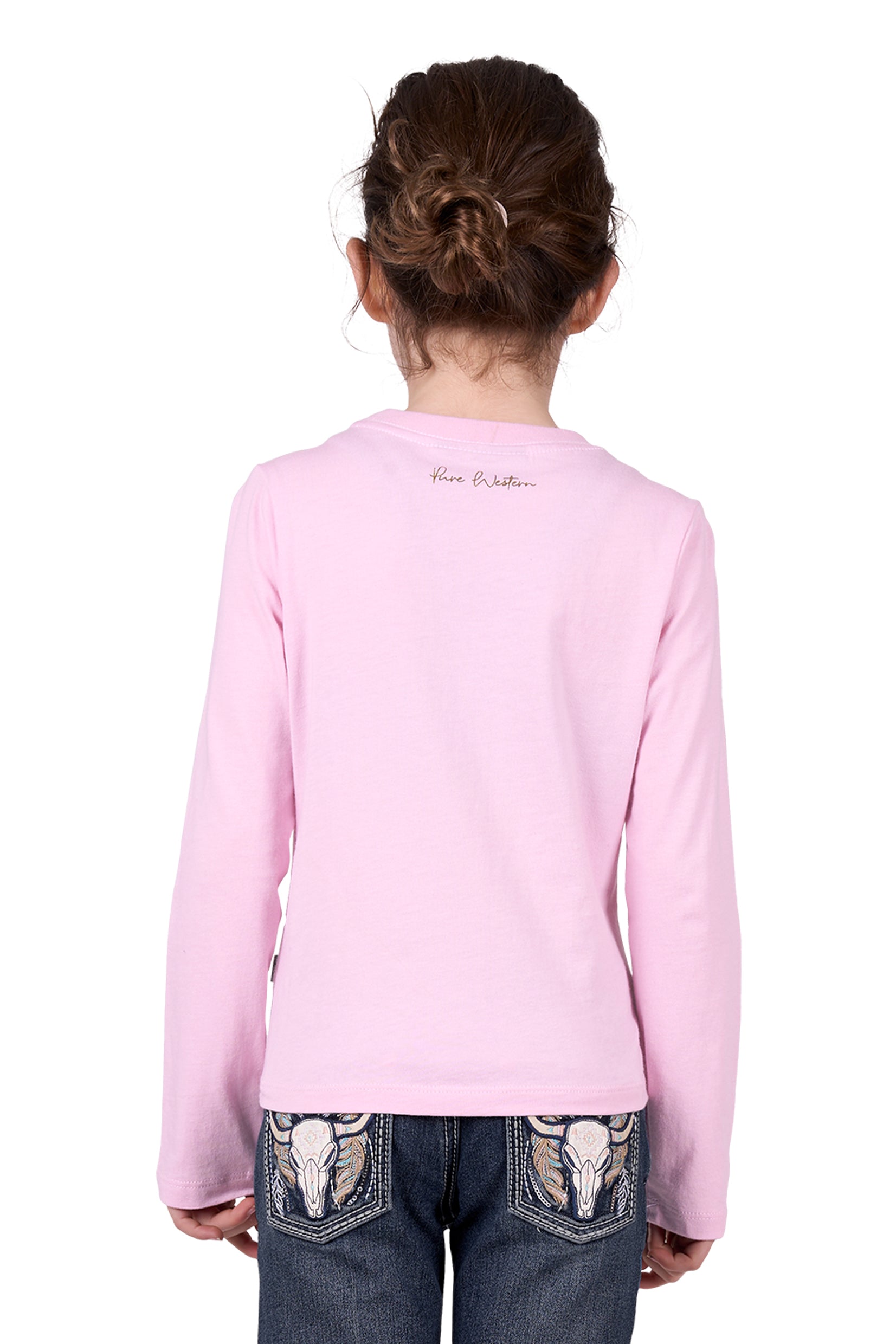 'Polly' Long Sleeve Tee - Pink