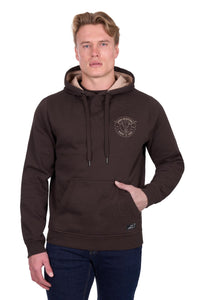 Mens 'Walker' Hoodie - Choc