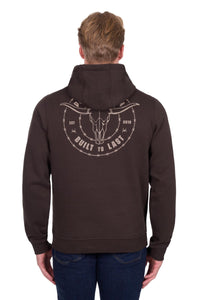 Mens 'Walker' Hoodie - Choc