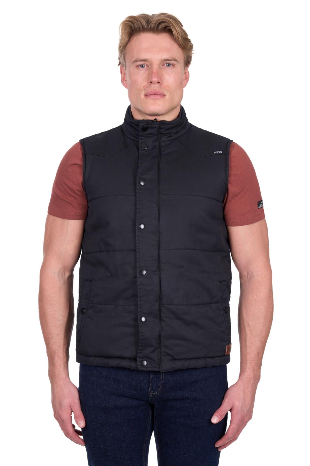 Mens 'Trevor' Reversible Vest - Black