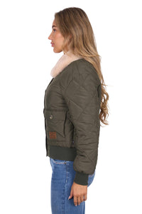 Womens 'Emelia' Jacket - Khaki