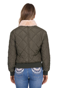 Womens 'Emelia' Jacket - Khaki