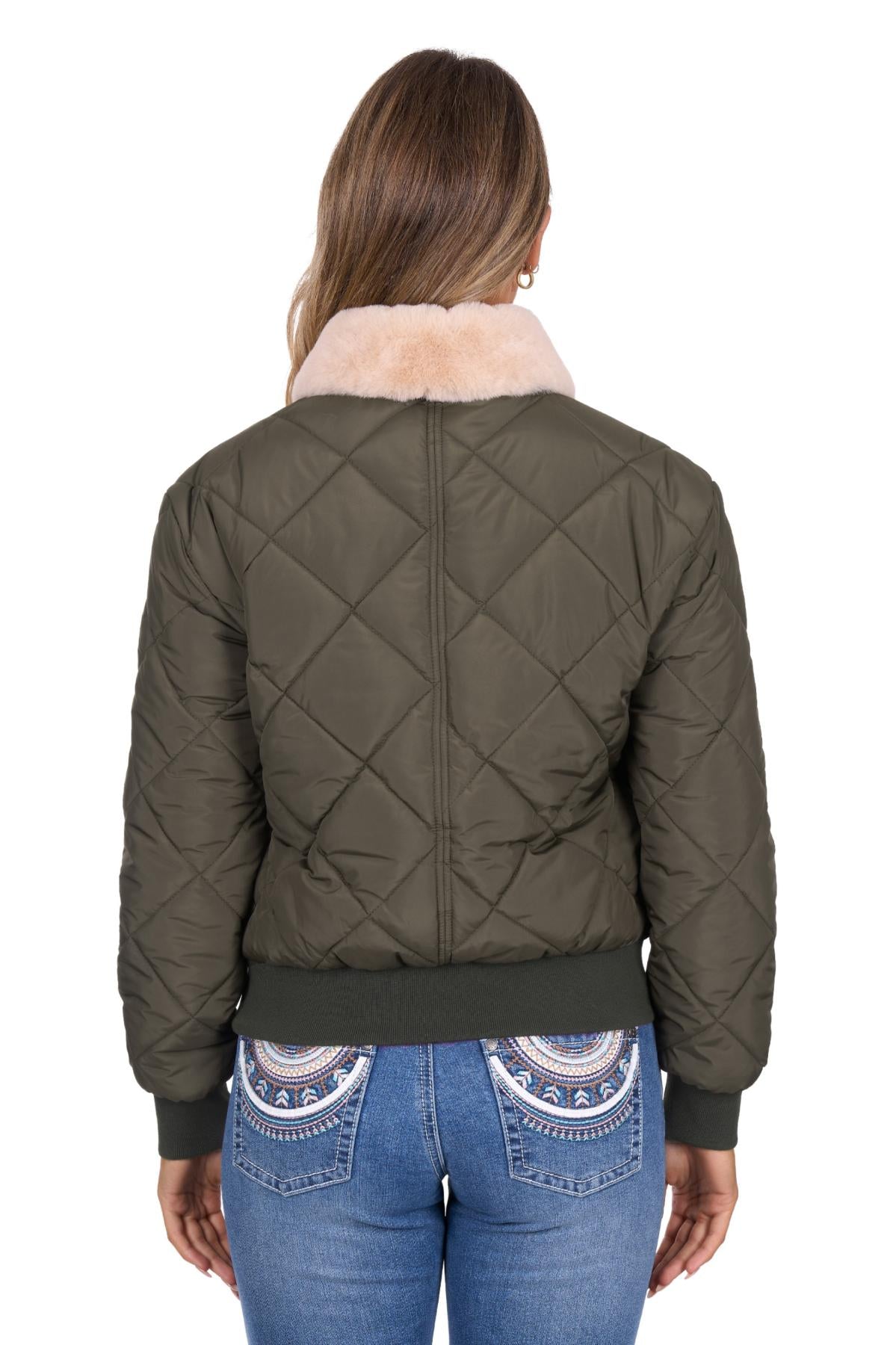 Womens 'Emelia' Jacket - Khaki
