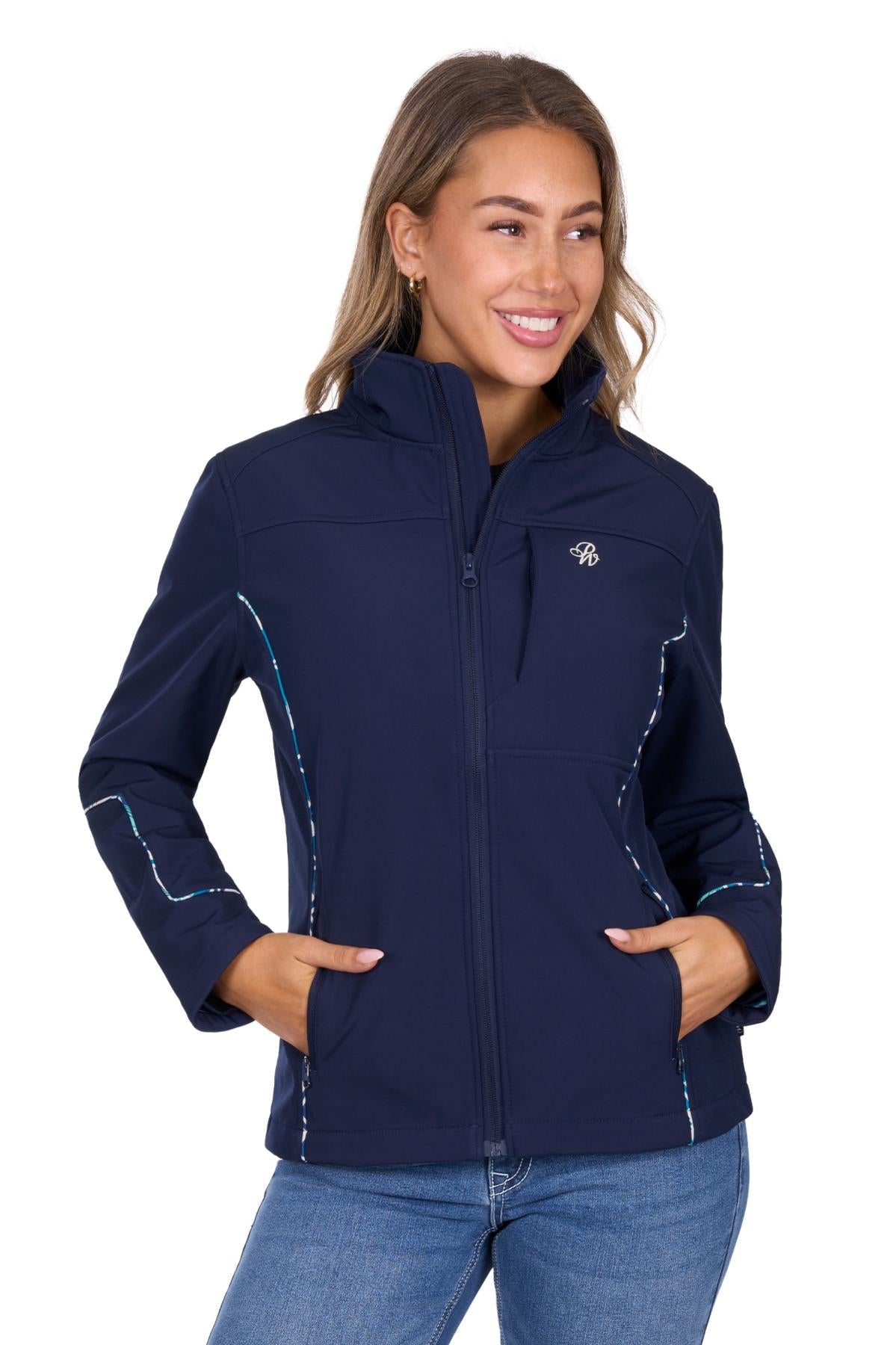 Womens 'Corine' Softshell Jacket - Navy