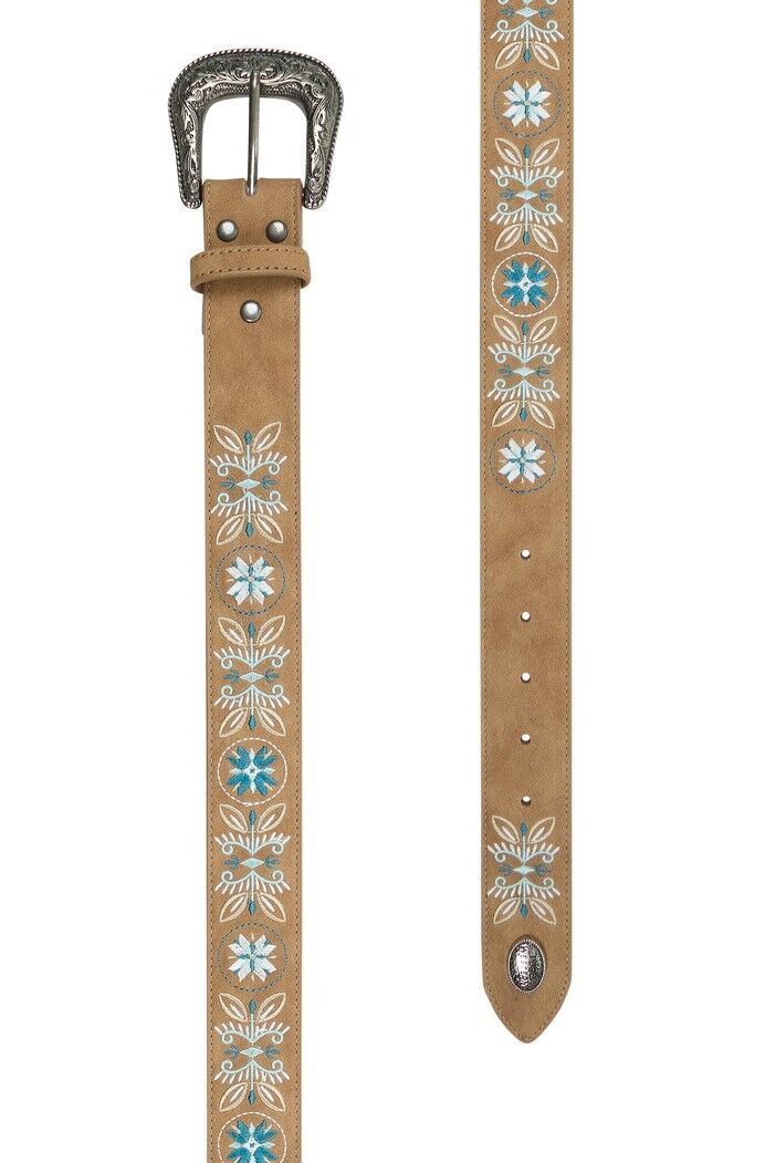'Greta' Embroidered Belt