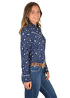 Wrangler Womens Jocelyn Western L/S Shirt