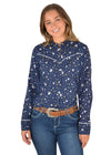 Wrangler Womens Jocelyn Western L/S Shirt