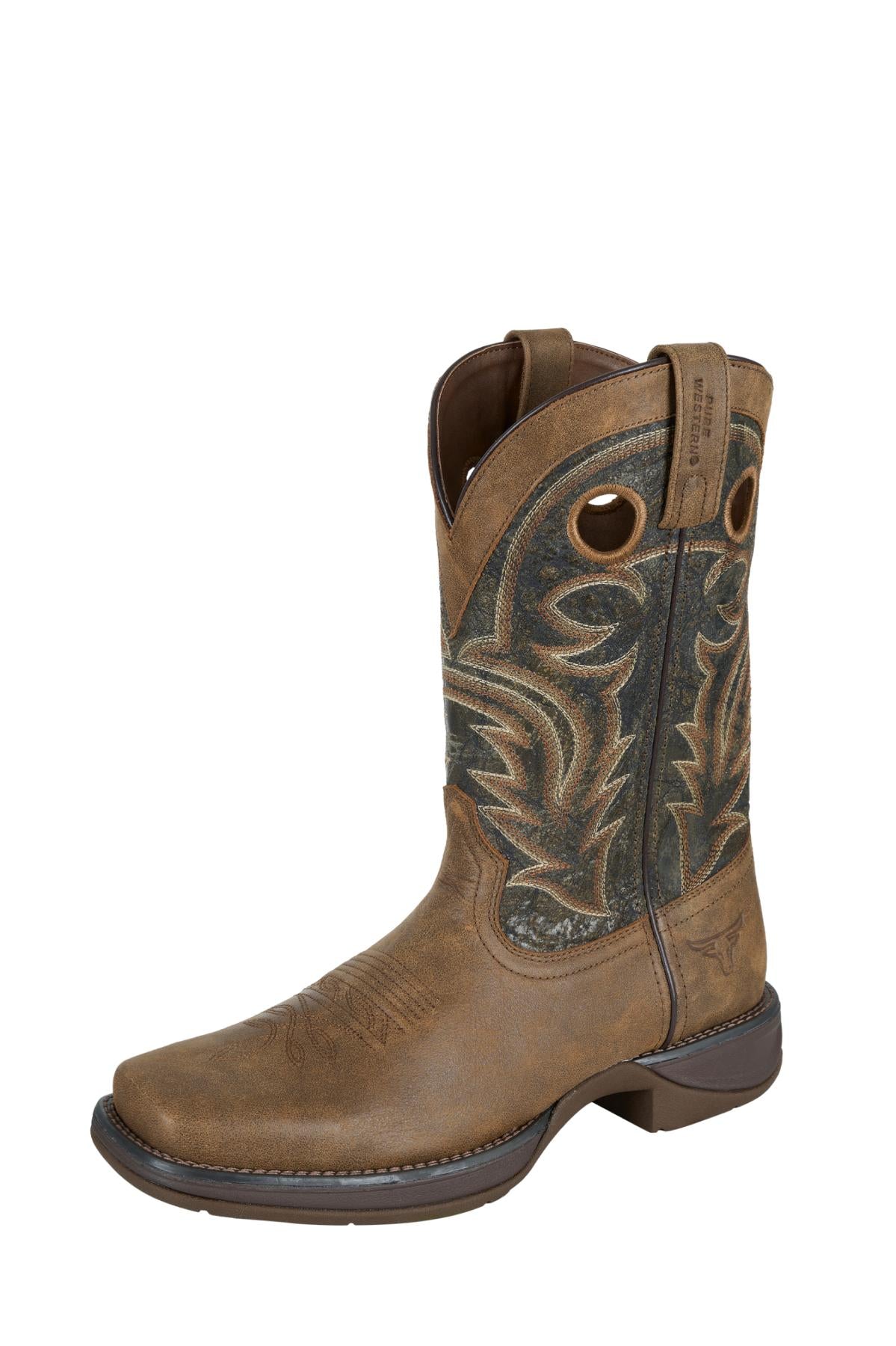 'Hewitt' Mens Western Boot - Bomber/Wild