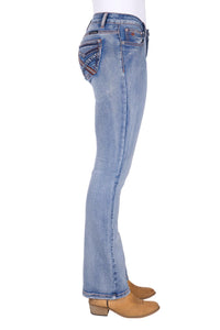 'Emily' Mid Rise Bootcut Jeans