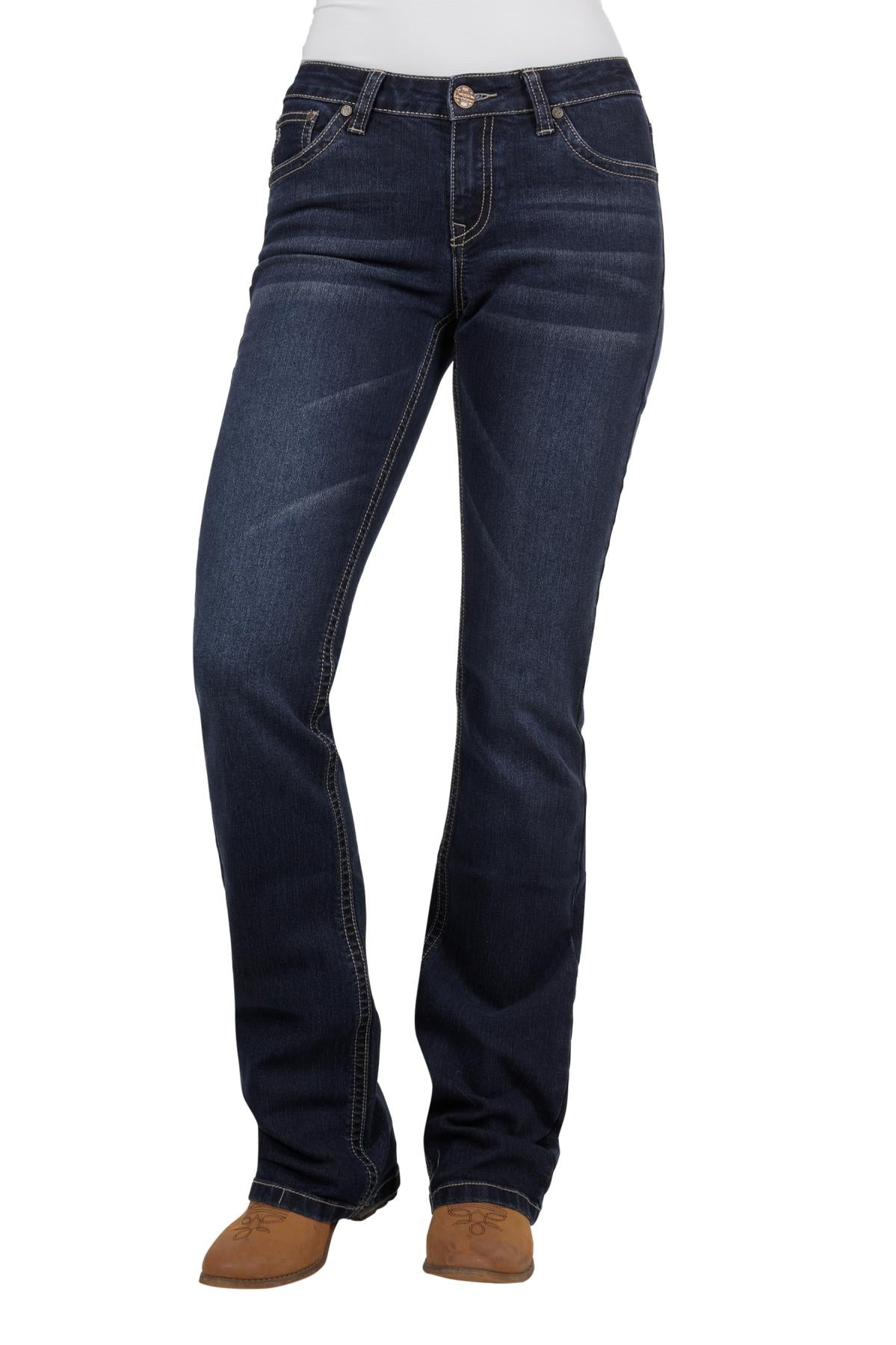 'Ivy' Relaxed Rider Bootcut Jeans