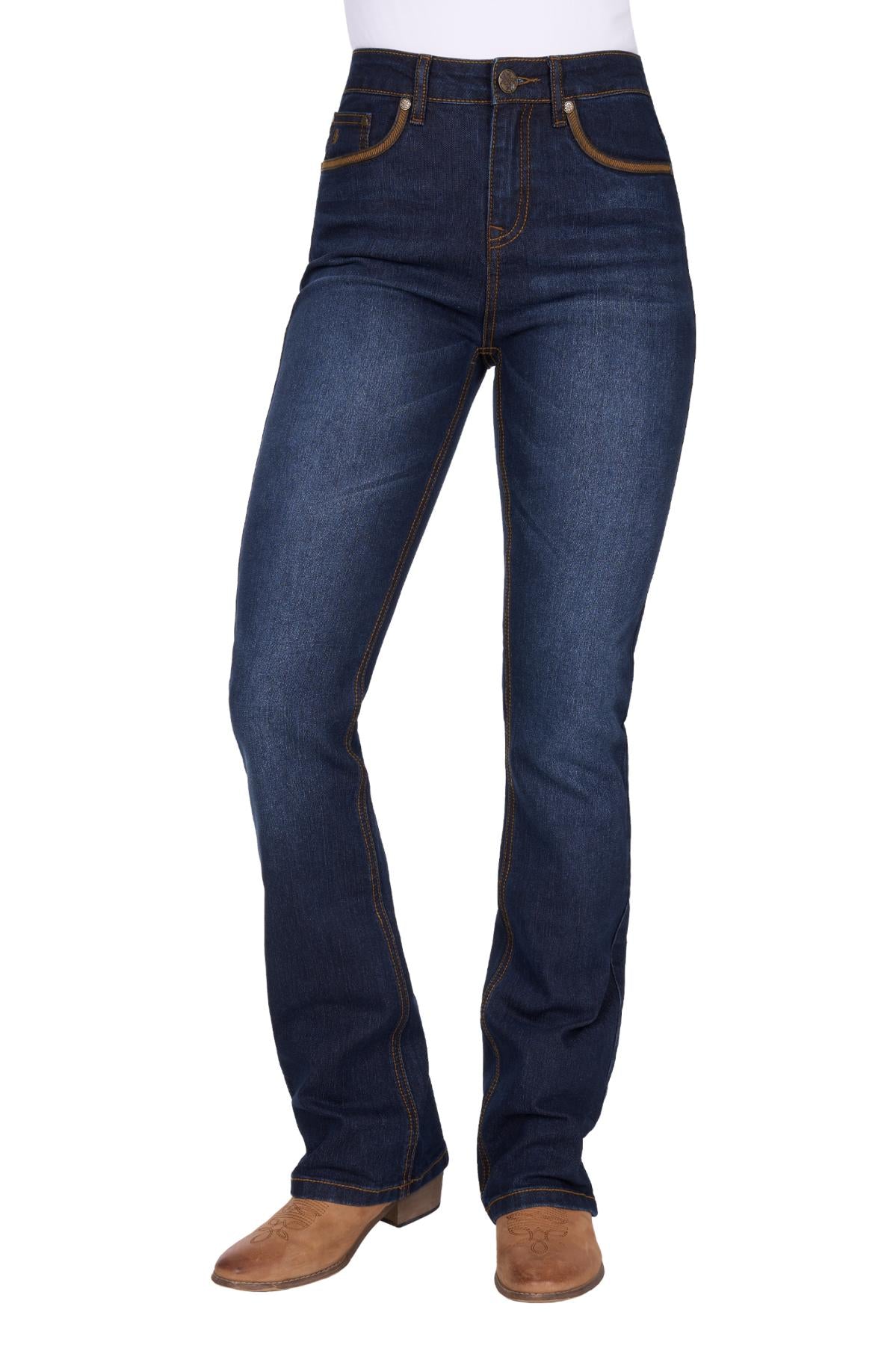 'Nova' High Rise Bootcut Jeans