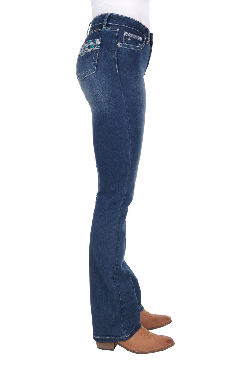 'Abbi' High Rise Bootcut Jeans