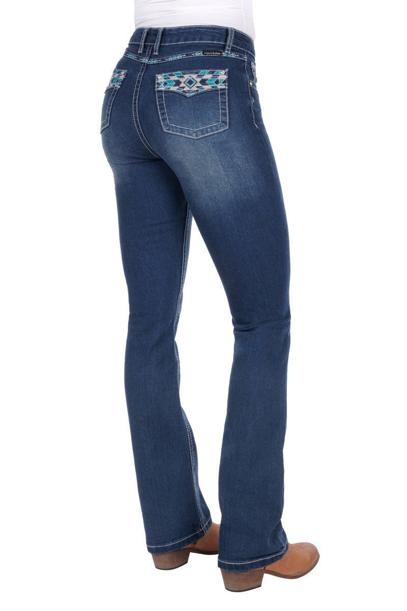 'Abbi' High Rise Bootcut Jeans