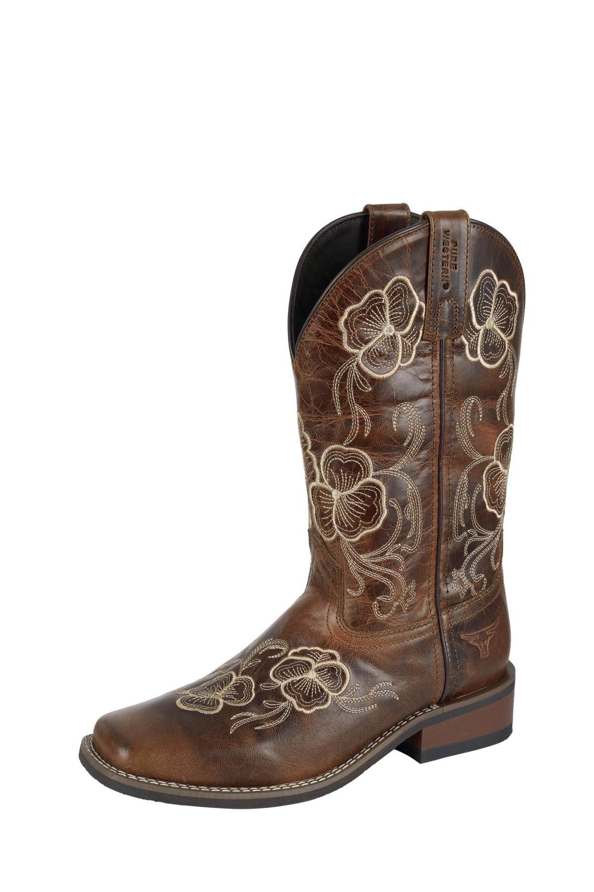 Womens 'Brazos' Boot - Dark Brown