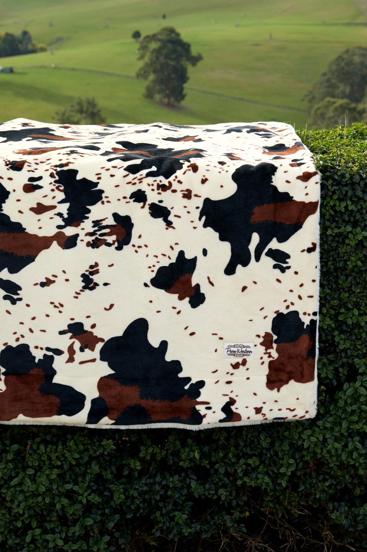 Cowprint Snuggle Blanket
